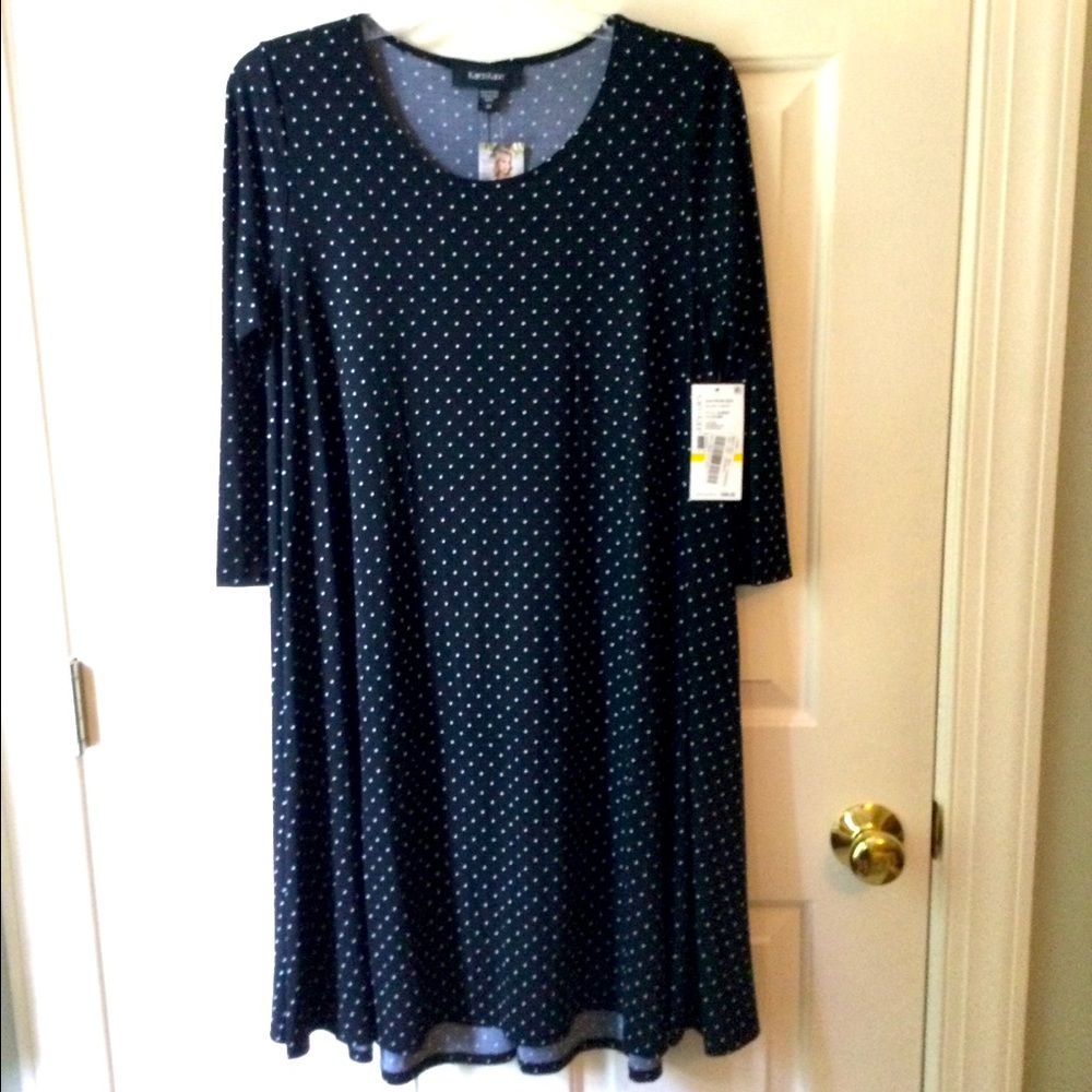 Karen Kane Maggie Dress 3/4 sleeve M medium